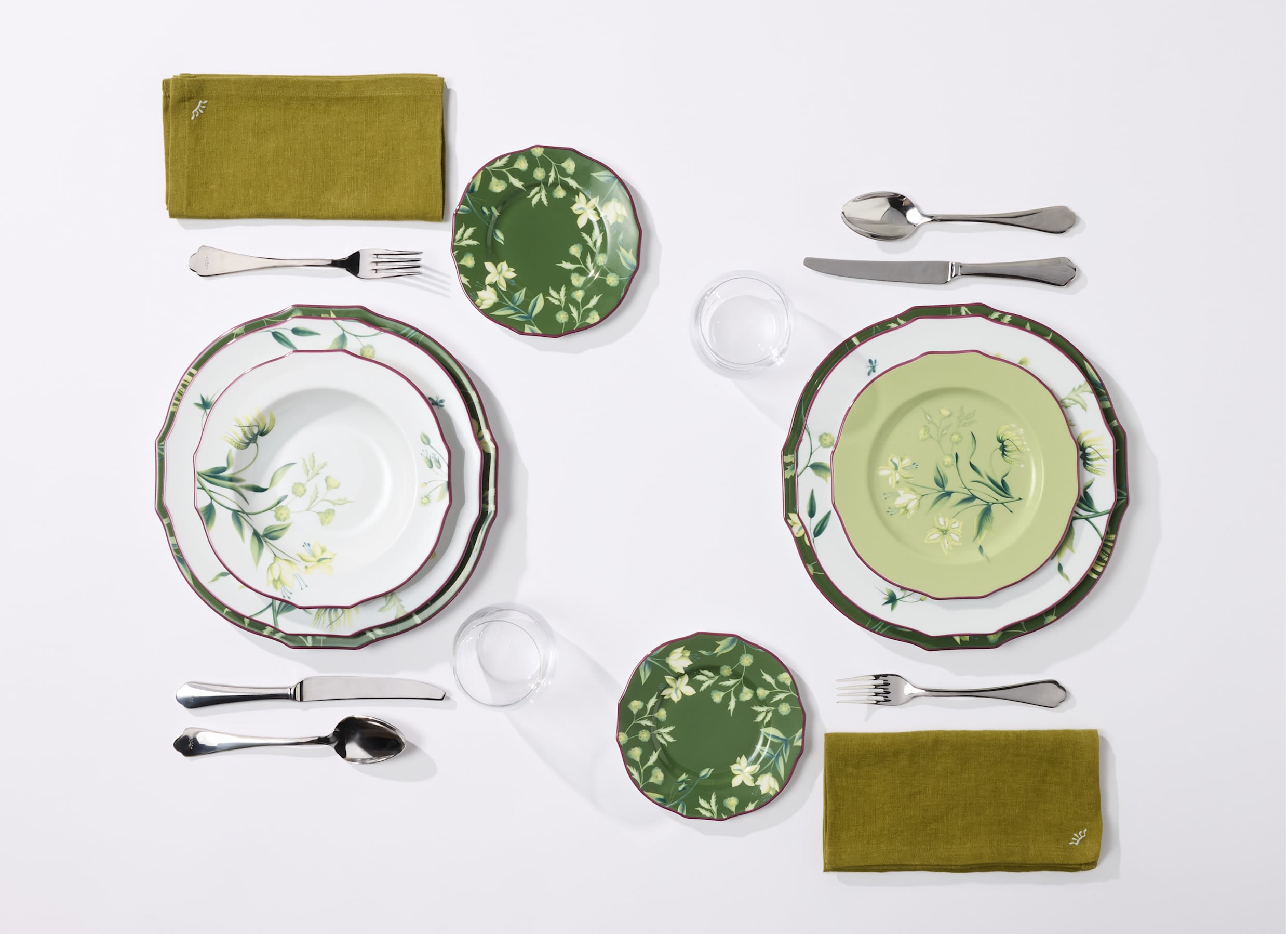 Charger plate Acanto green | Florenza | GINORI 1735